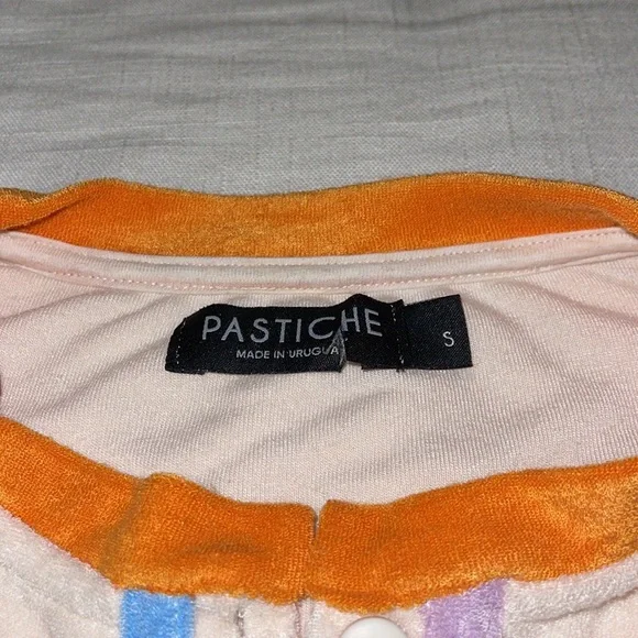 free people // pastiche jules towel crop top nwot - Picture 8 of 10